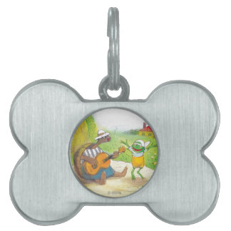 Ted, Ed and Caroll The Picnic 1 Pet Tag