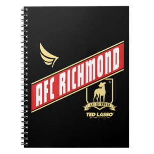 Ted Lasso AFC Richmond Athletic Banner Notebook