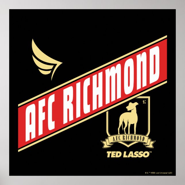Ted Lasso | AFC Richmond Athletic Banner Poster (Front)