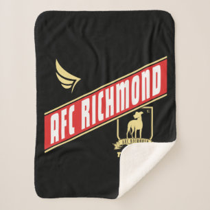 Ted Lasso AFC Richmond Athletic Banner Sherpa Blanket