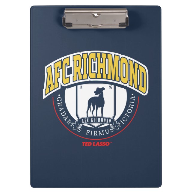 Ted Lasso | AFC Richmond Athletic Circle Badge Clipboard (Front)