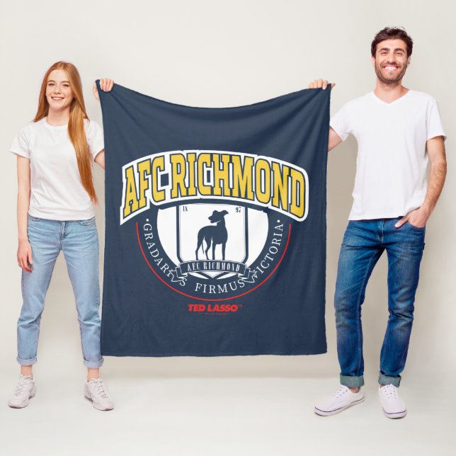 Ted Lasso | AFC Richmond Athletic Circle Badge Fleece Blanket (In Situ)