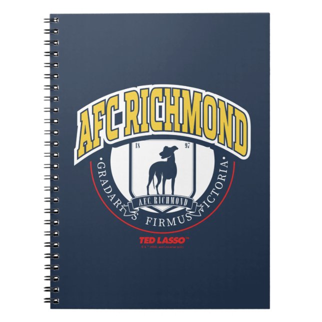 Ted Lasso | AFC Richmond Athletic Circle Badge Notebook (Front)
