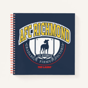 Ted Lasso AFC Richmond Athletic Circle Badge Notebook