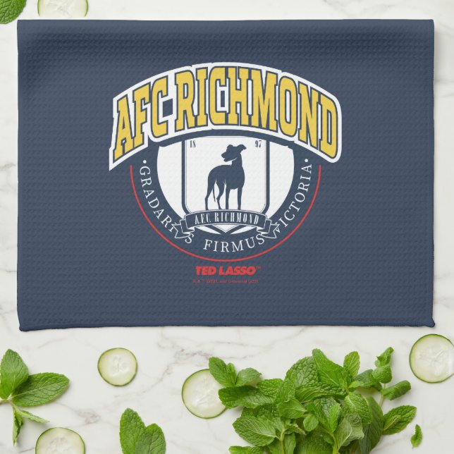 Ted Lasso | AFC Richmond Athletic Circle Badge Tea Towel (Folded)
