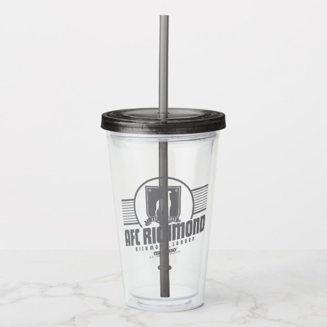 Ted Lasso | AFC Richmond Athletic Stripe Graphic Acrylic Tumbler (Front)