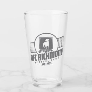 Ted Lasso   AFC Richmond Athletic Stripe Graphic Glass