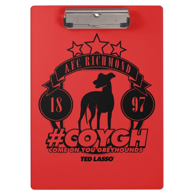 Ted Lasso | AFC Richmond #COYGH Clipboard (Front)