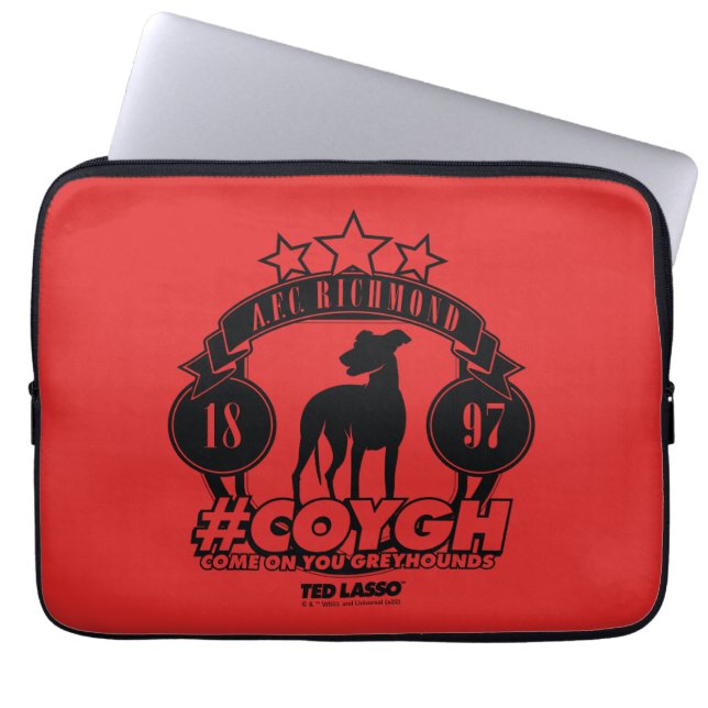 Ted Lasso | AFC Richmond #COYGH Laptop Sleeve (Front)
