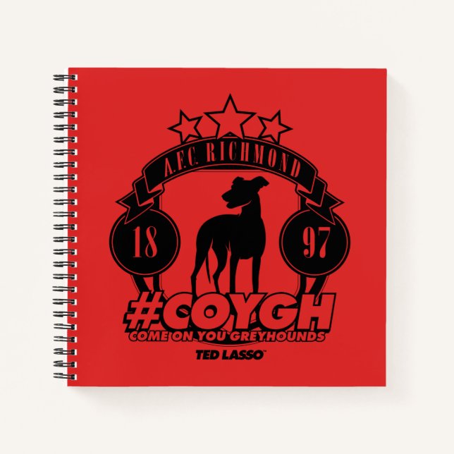 Ted Lasso | AFC Richmond #COYGH Notebook (Front)
