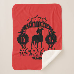 Ted Lasso AFC Richmond #COYGH Sherpa Blanket