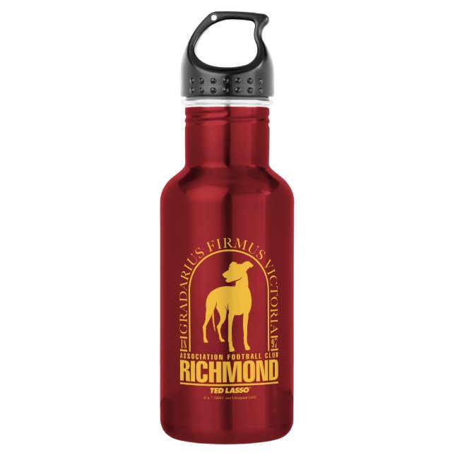 Ted Lasso | AFC Richmond Gold Arched Logo 532 Ml Water Bottle (Front)