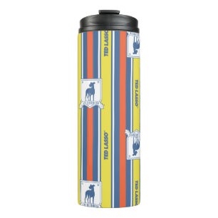 Ted Lasso   AFC Richmond Logo Stripe Pattern Thermal Tumbler