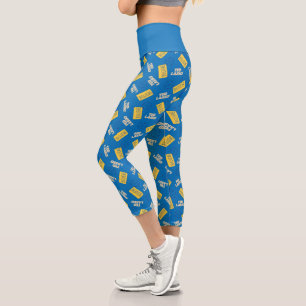 Ted Lasso   Believe Sign and Ball Toss Pattern Capri Leggings