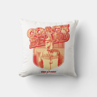 Ted Lasso | Coach Beard Badge Cushion