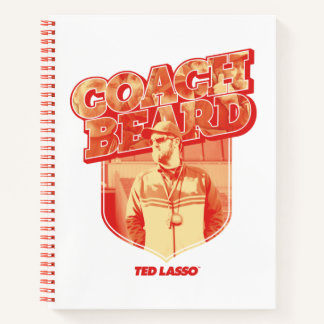Ted Lasso | Coach Beard Badge Notebook