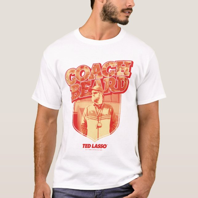 Ted Lasso | Coach Beard Badge T-Shirt (Front)