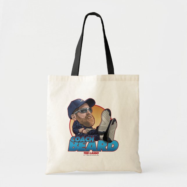 Ted Lasso | Coach Beard Bobblehead Tote Bag (Front)