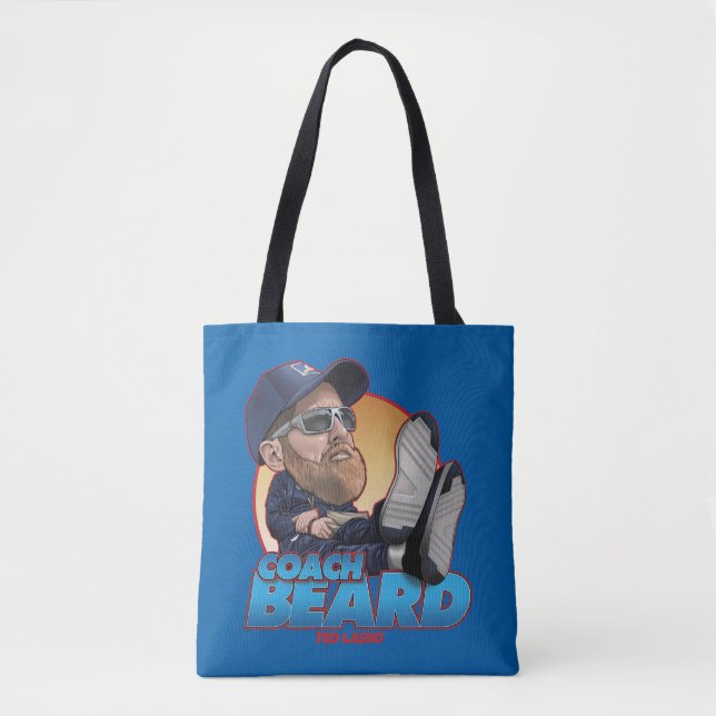 Ted Lasso | Coach Beard Bobblehead Tote Bag (Front)