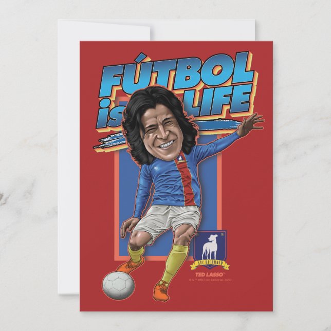 Ted Lasso | Dani Rojas Bobblehad Card (Front)