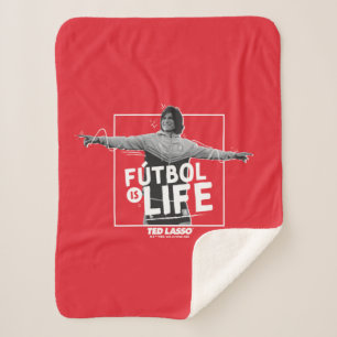 Ted Lasso   Dani Rojas Fútbol is Life Sherpa Blanket