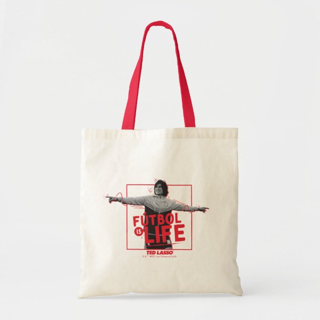 Ted Lasso | Dani Rojas Fútbol is Life Tote Bag (Front)