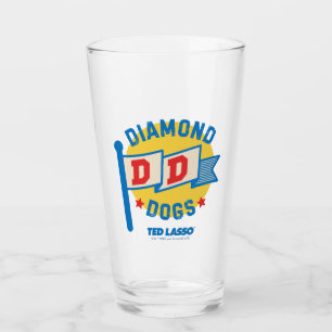 Ted Lasso Diamond Dogs Pennant Graphic Glass