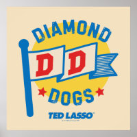 Ted Lasso | Diamond Dogs Pennant Graphic