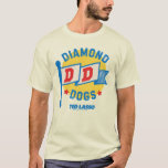 Ted Lasso | Diamond Dogs Pennant Graphic T-Shirt<br><div class="desc">Check out this Diamond Dogs athletic pennant graphic.</div>