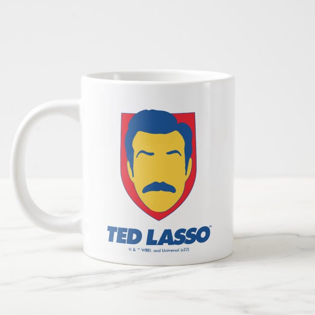 Ted Lasso | Face Icon Large Coffee Mug (Left)