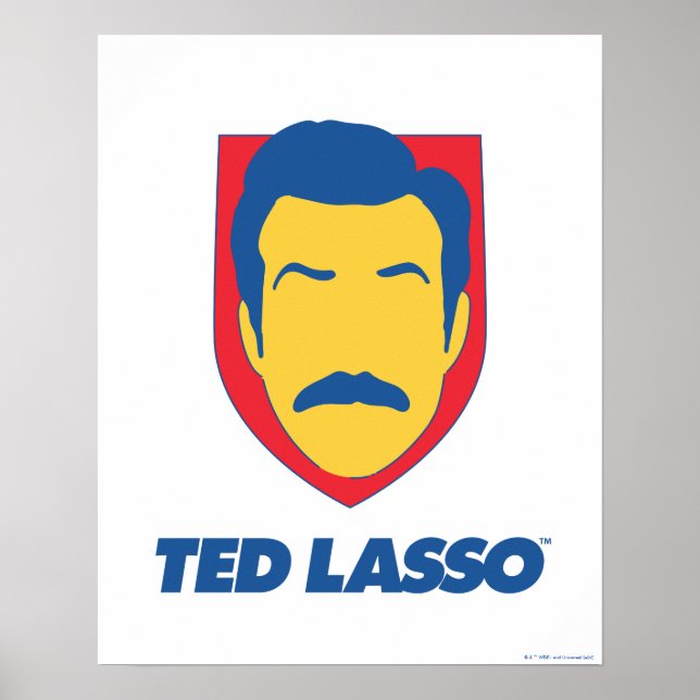 Ted Lasso | Face Icon Poster (Front)
