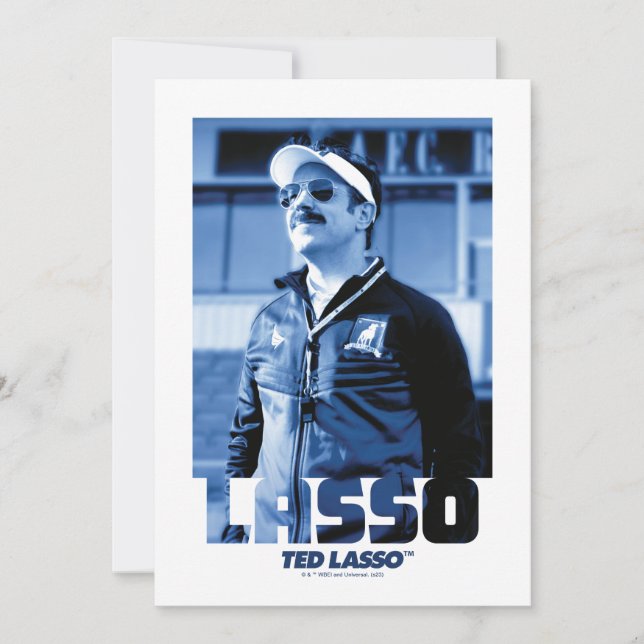Ted Lasso | Lasso Photo Portrait Graphic Card (Front)