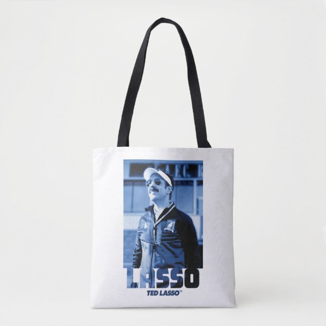 Ted Lasso | Lasso Photo Portrait Graphic Tote Bag (Front)