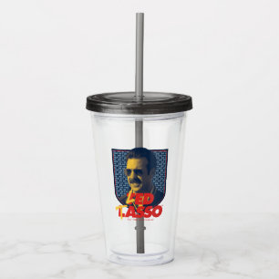 Ted Lasso Led Tasso Badge Acrylic Tumbler