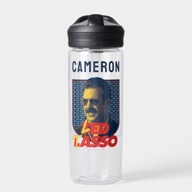 Ted Lasso | Led Tasso Badge | Add Your Name Water Bottle (Front)