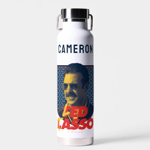 Ted Lasso Led Tasso Badge Add Your Name Water Bottle