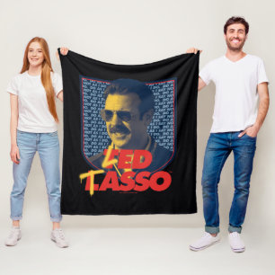Ted Lasso Led Tasso Badge Fleece Blanket