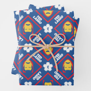 Ted Lasso Pattern Wrapping Paper Sheet