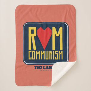 Ted Lasso Rom Communism Graphic Sherpa Blanket