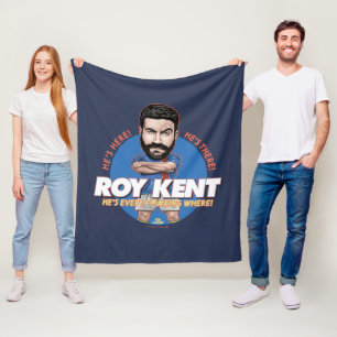 Ted Lasso   Roy Kent Bobblehead Fleece Blanket