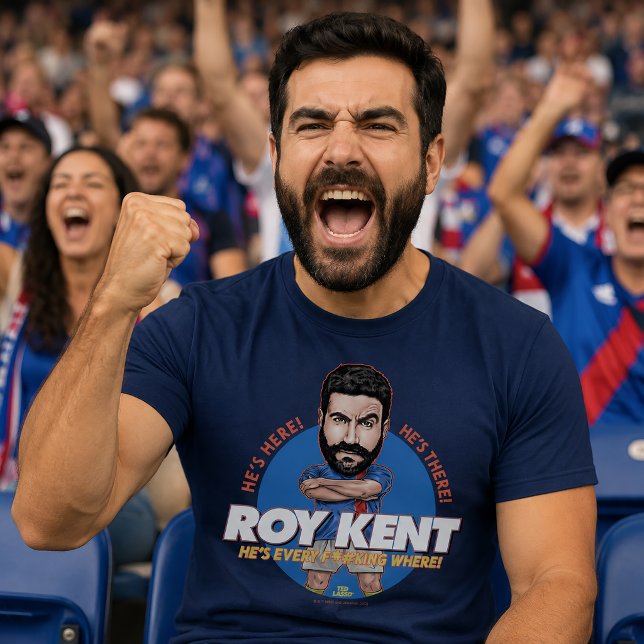 Ted Lasso | Roy Kent Bobblehead T-Shirt (Simulated person wearing shirt)