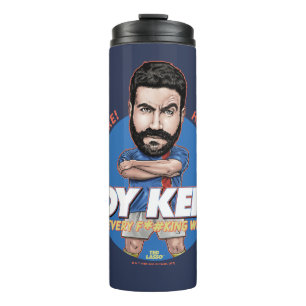 Ted Lasso   Roy Kent Bobblehead Thermal Tumbler