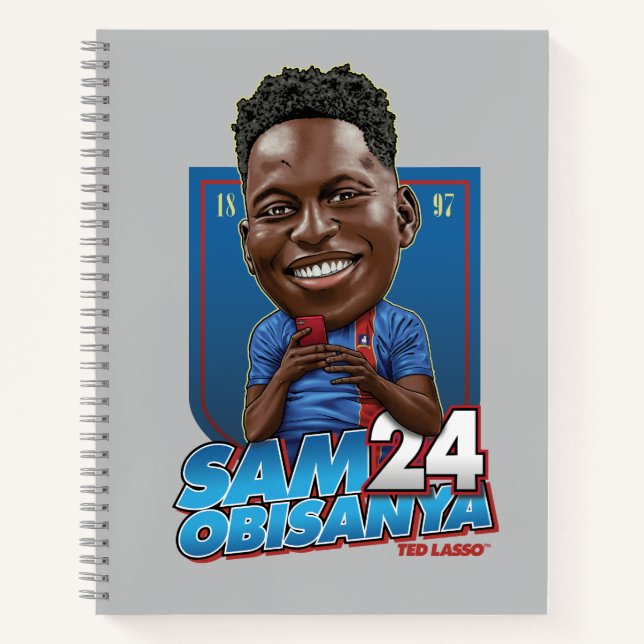 Ted Lasso | Sam Obisanya Bobblehead Notebook (Front)