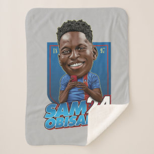 Ted Lasso   Sam Obisanya Bobblehead Sherpa Blanket