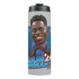 Ted Lasso   Sam Obisanya Bobblehead Thermal Tumbler