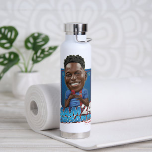 Ted Lasso Sam Obisanya Bobblehead Water Bottle