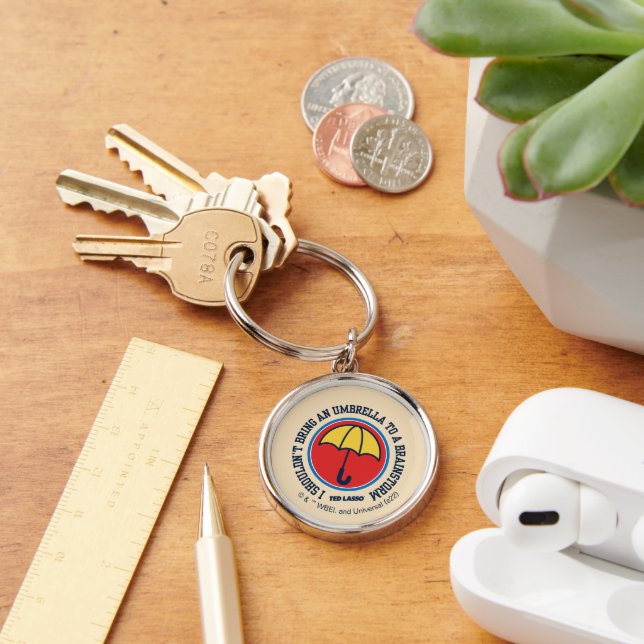 Ted Lasso | Shouldn't Bring Umbrella To Brainstorm Key Ring (Desk)
