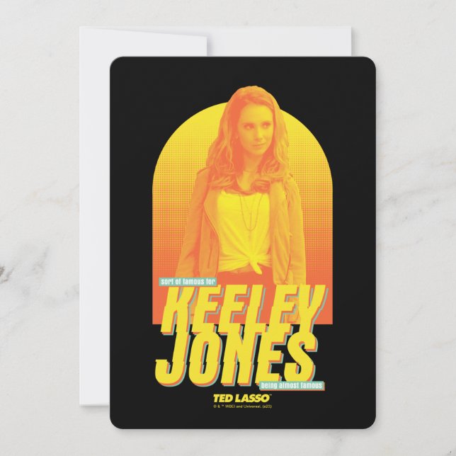 Ted Lasso | Sorta Famous Keeley Jones Graphic Card (Front)