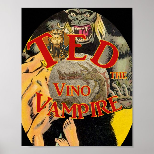 Ted the Vino Vampire Poster (Front)
