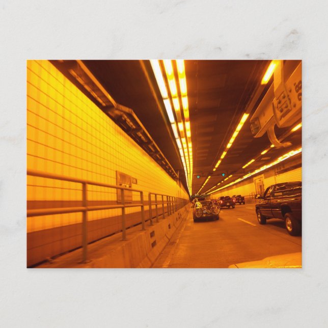 TED WILLIAMS tunnel postcard (Front)